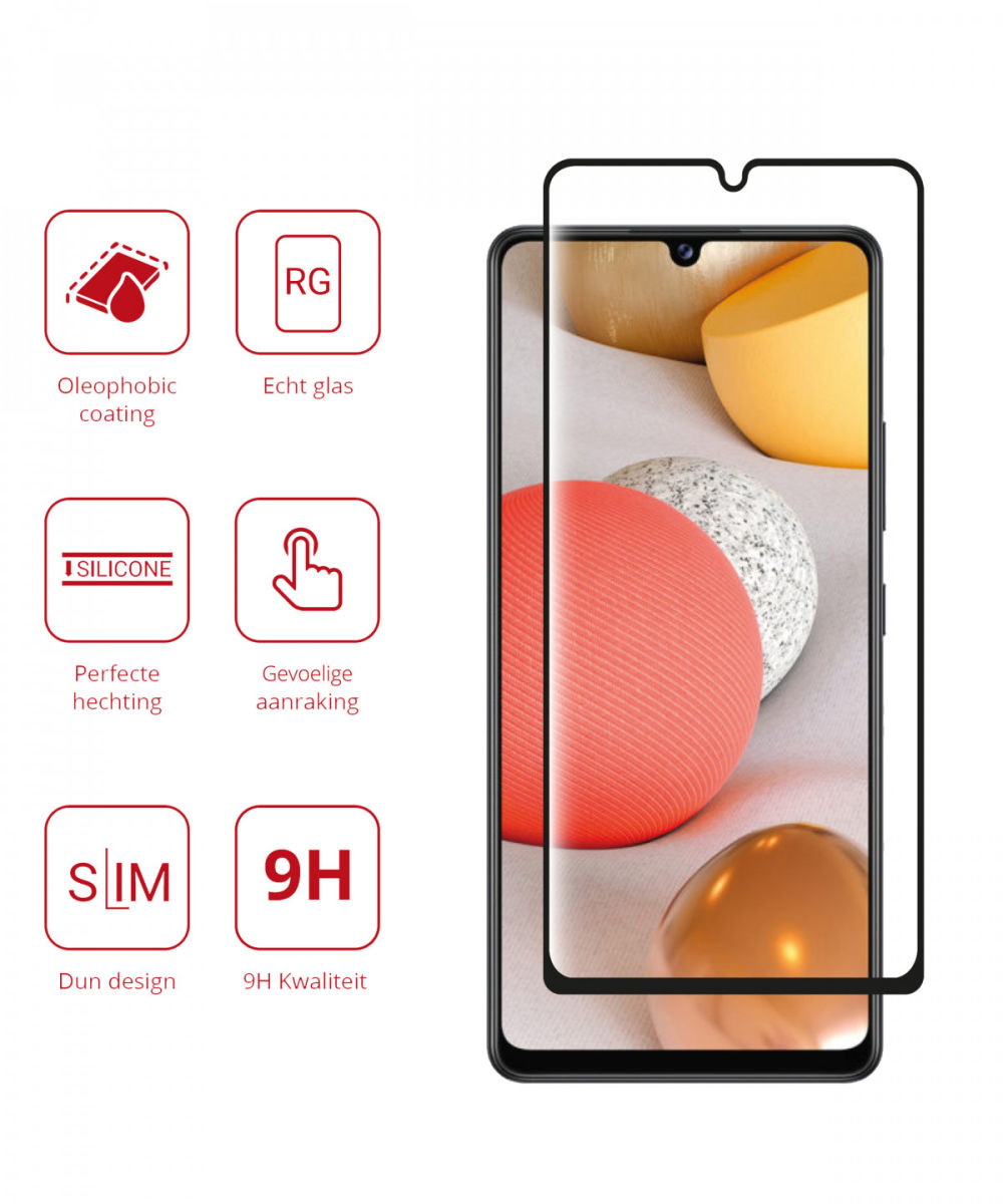Rosso Samsung Galaxy A42 9H Tempered Glass Screen Protector afbeelding 2