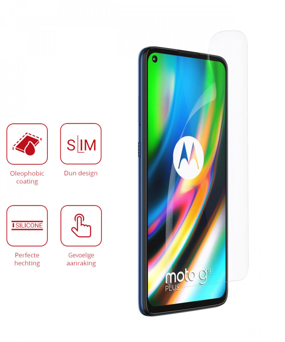 Rosso Motorola Moto G9 Plus Ultra Clear Screen Protector Duo Pack afbeelding 2