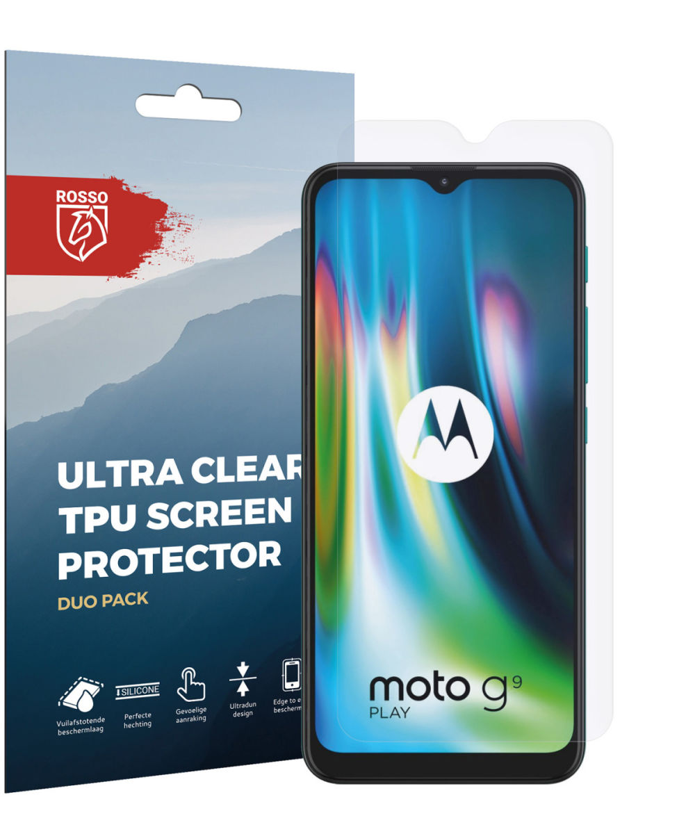 Rosso Motorola Moto G9 Play / E7+ Ultra Clear Screenprotector Duo Pack afbeelding 10
