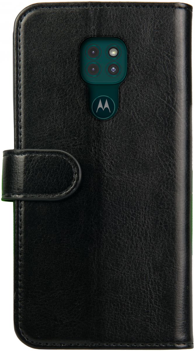 Rosso Element Motorola Moto G9 Play / E7 Plus Hoesje Book Cover Zwart afbeelding 2