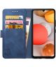 Rosso Element Samsung Galaxy A42 Hoesje Book Cover Blauw
