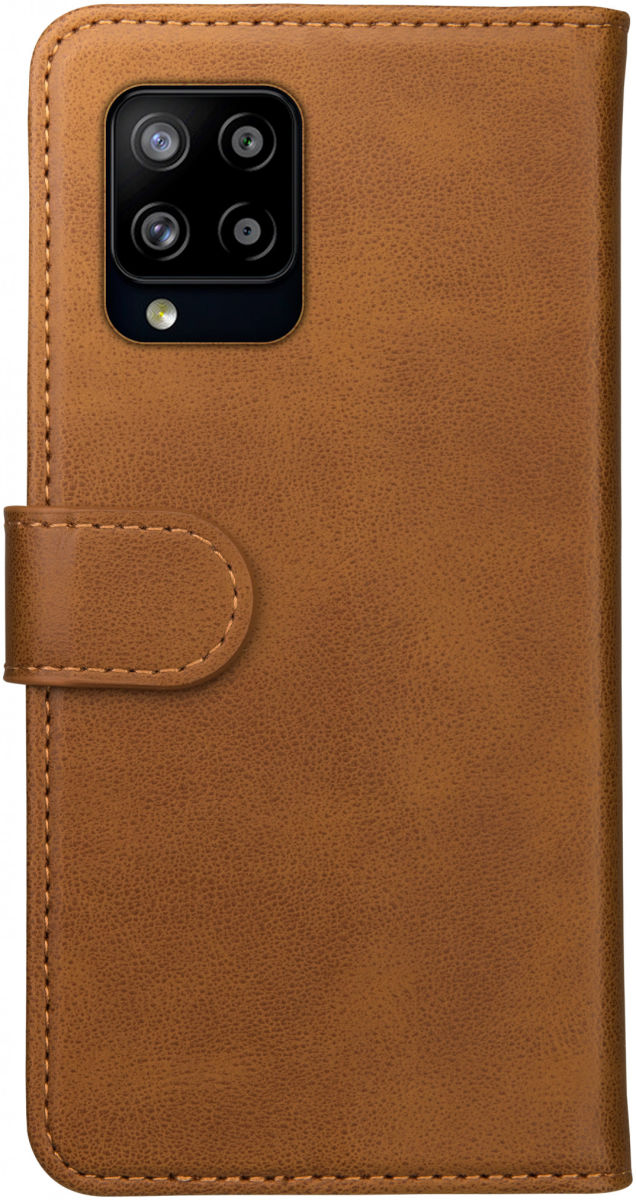 Rosso Element Samsung Galaxy A42 Hoesje Book Cover Lichtbruin afbeelding 2