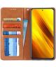 Xiaomi Poco X3/X3 Pro Hoesje Portemonnee Book Case Kunstleer Rood