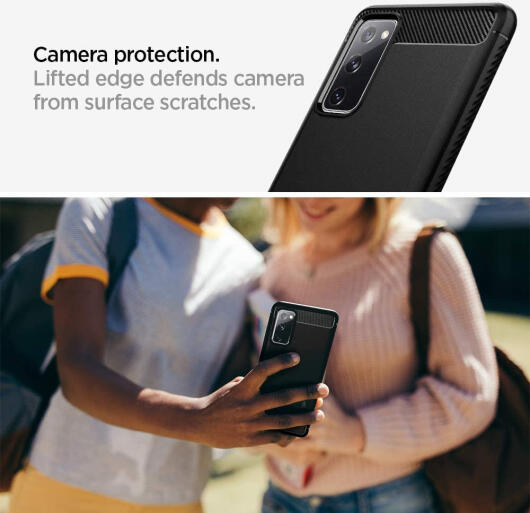 Spigen Rugged Armor Samsung Galaxy S20 FE Hoesje Zwart afbeelding 4