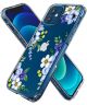 Spigen Ciel by Cyrill Cecile iPhone 12 / 12 Pro Hoesje Midnight Bloom