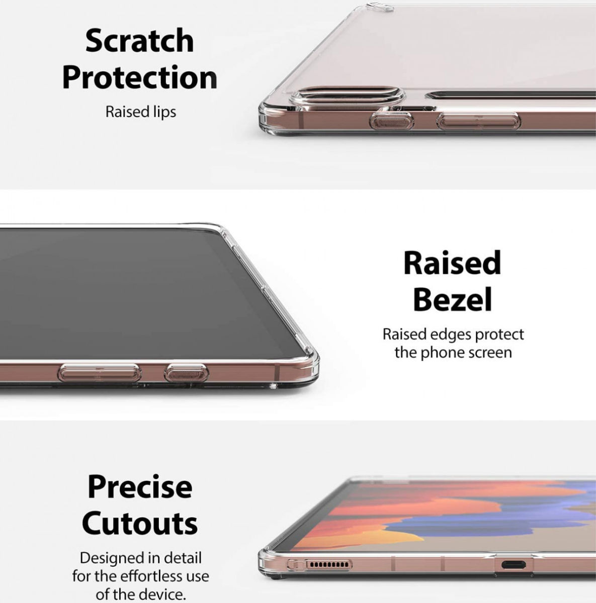 Ringke Fusion Samsung Galaxy Tab S7 Plus Hoes Transparant afbeelding 4