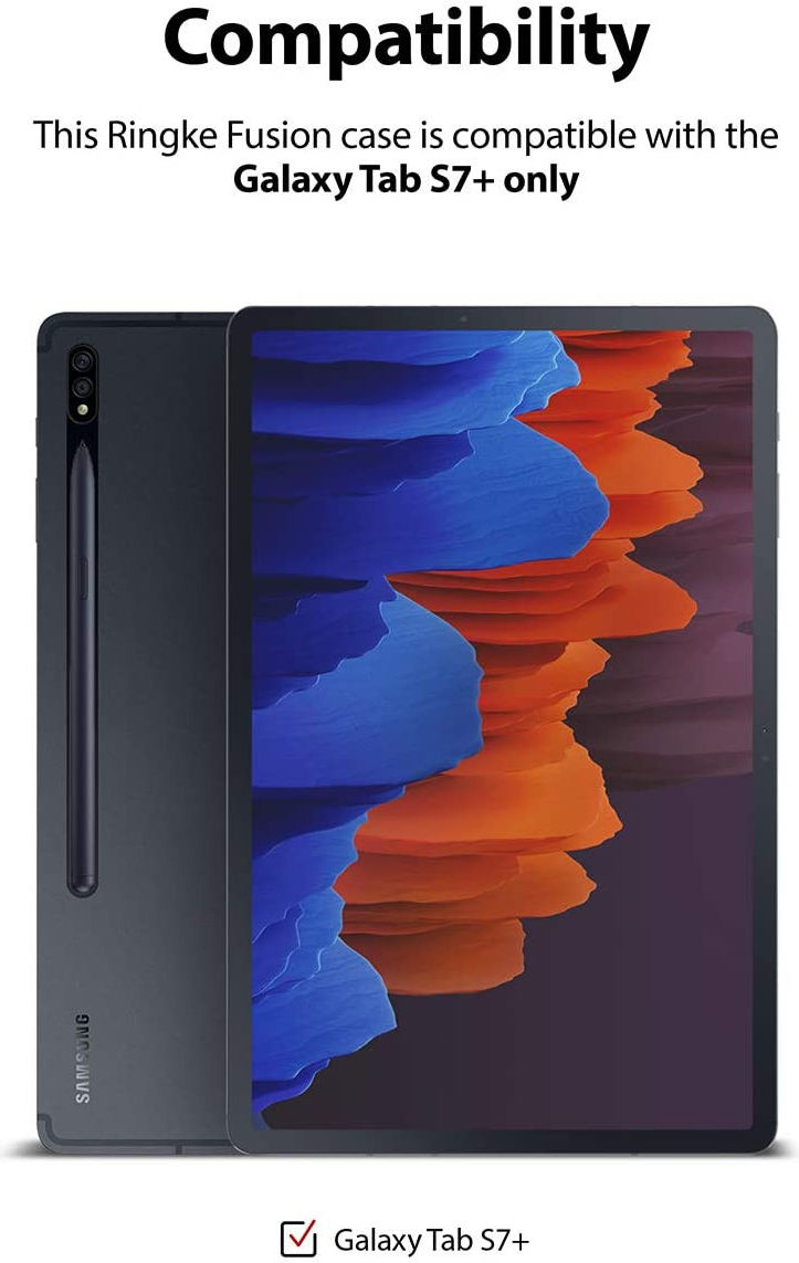 Ringke Fusion Samsung Galaxy Tab S7 Plus Hoes Transparant afbeelding 8