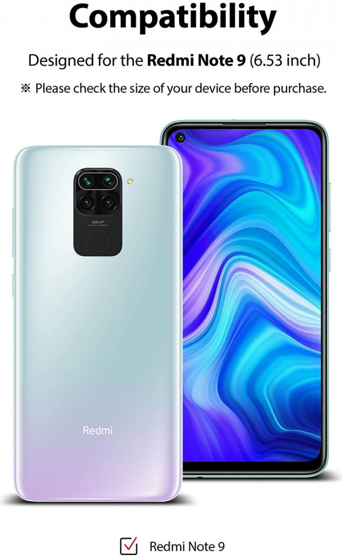 Ringke Dual Easy Wing Xiaomi Redmi Note 9 Screenprotector (Duo Pack) afbeelding 10