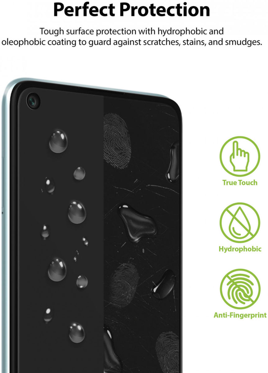 Ringke Dual Easy Wing Xiaomi Redmi Note 9 Screenprotector (Duo Pack) afbeelding 12