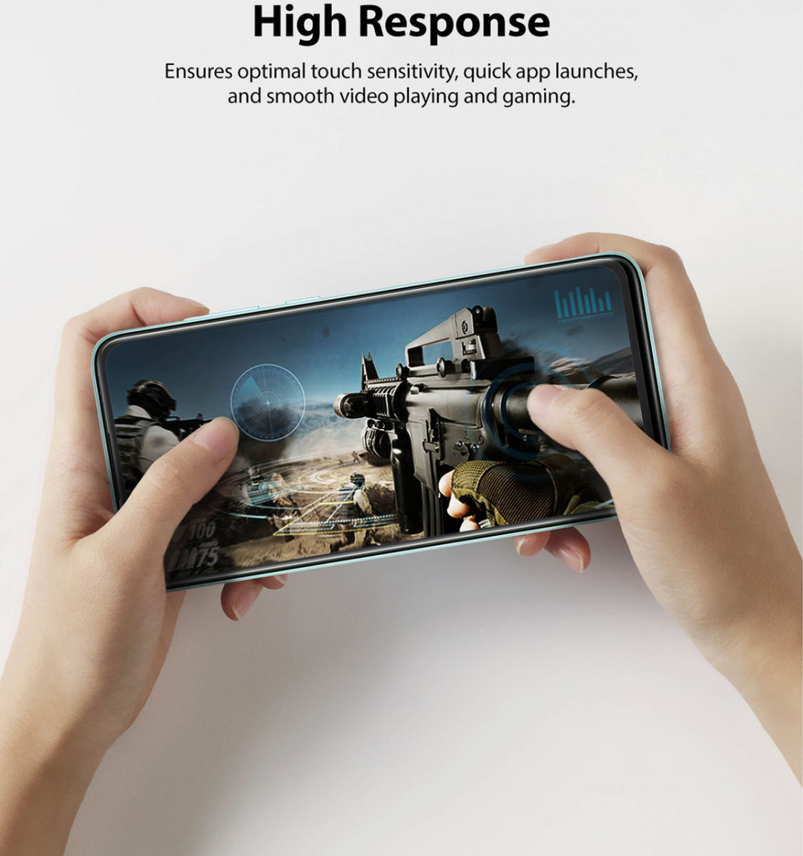 Ringke Dual Easy Wing Xiaomi Redmi Note 9 Screenprotector (Duo Pack) afbeelding 6