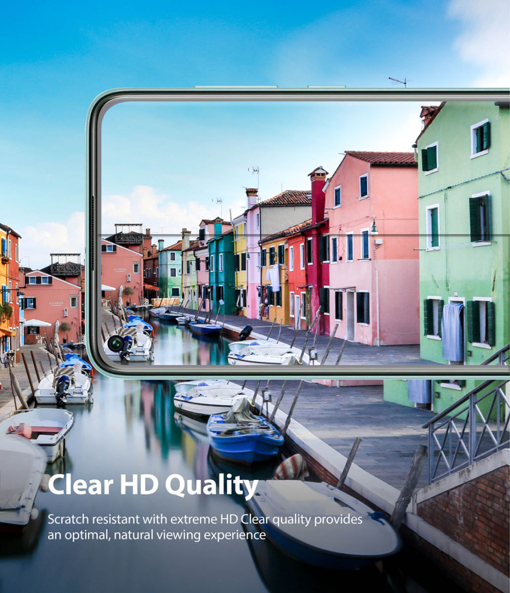 Ringke Dual Easy Wing Xiaomi Redmi Note 9 Screenprotector (Duo Pack) afbeelding 7