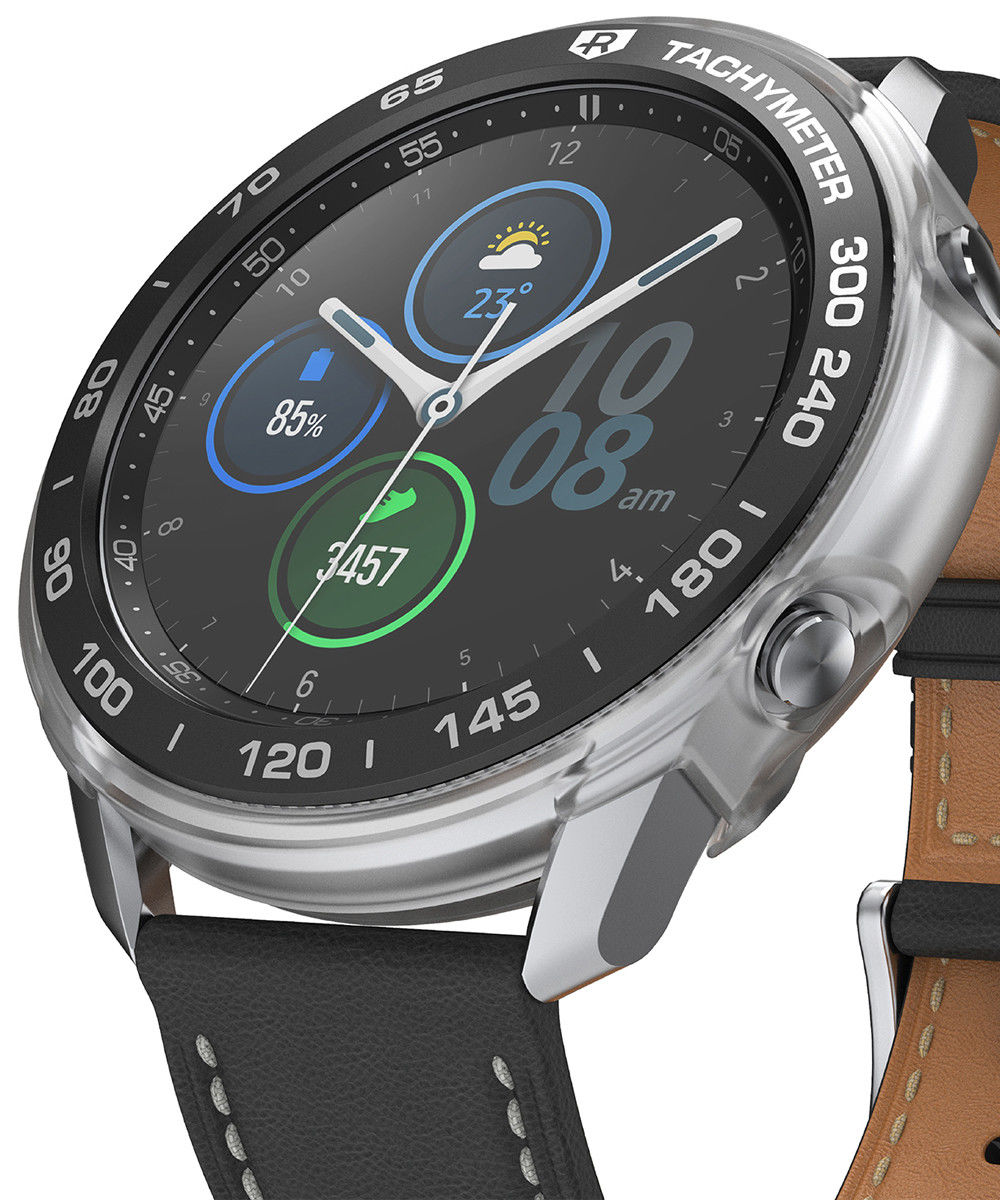 Ringke Air Sports Bezel Styling Galaxy Watch 3 45MM Combo Pack Clear afbeelding 1