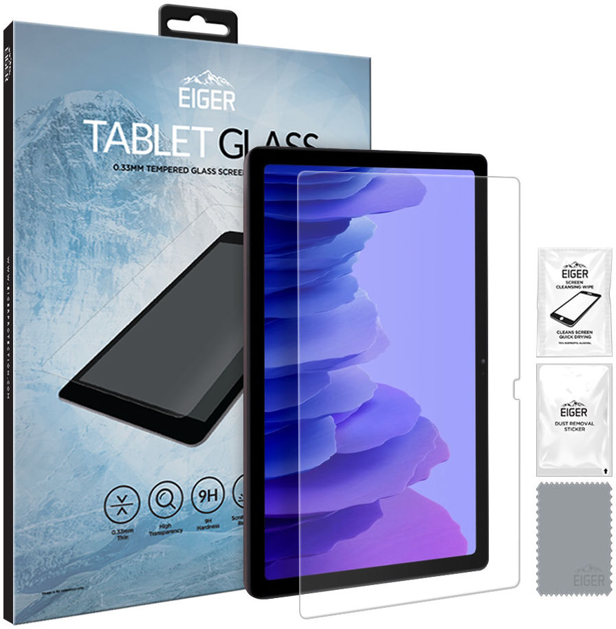 Eiger Samsung Galaxy Tab A7 (2020) Tempered Glass Case Friendly Plat afbeelding 1