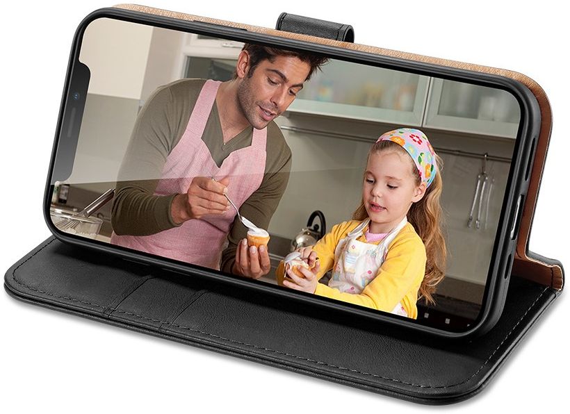 Dux Ducis Hivo Series Apple iPhone 12 Mini Hoesje Book Case Zwart afbeelding 6
