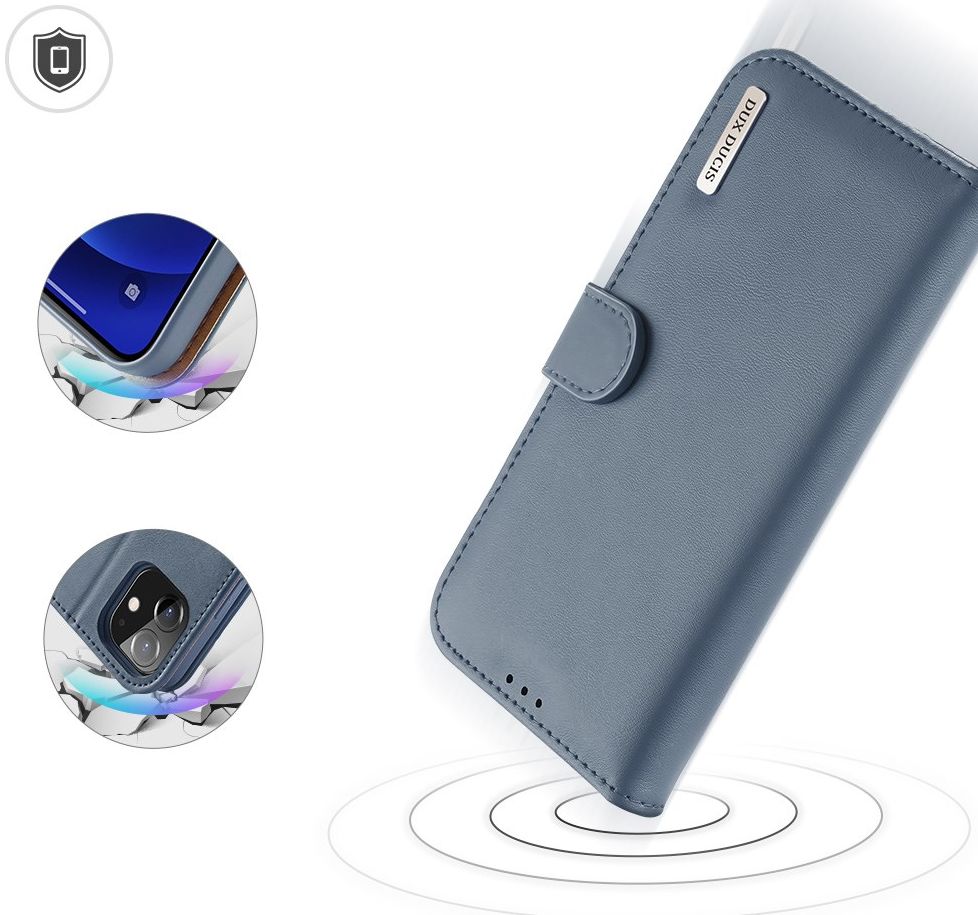 Dux Ducis Hivo Series Apple iPhone 12 Mini Hoesje Book Case Blauw afbeelding 4