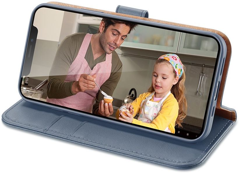 Dux Ducis Hivo Series Apple iPhone 12 Mini Hoesje Book Case Blauw afbeelding 6