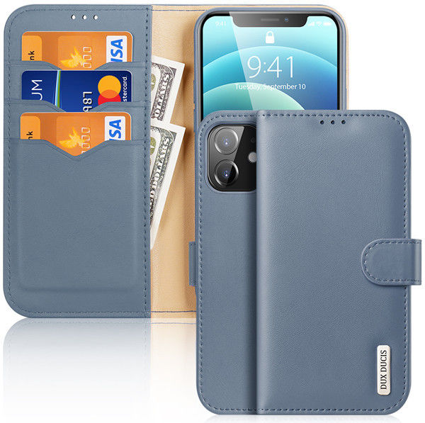Dux Ducis Hivo Series Apple iPhone 12 / 12 Pro Hoesje Book Case Blauw afbeelding 1