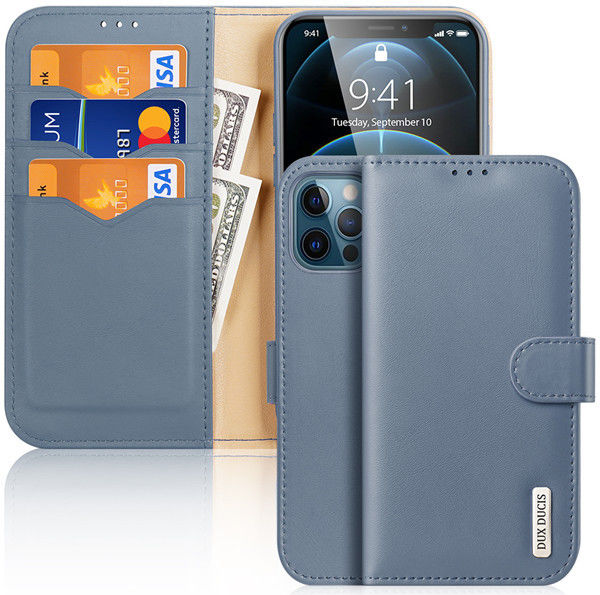 Dux Ducis Hivo Series Apple iPhone 12 / 12 Pro Hoesje Book Case Blauw afbeelding 2