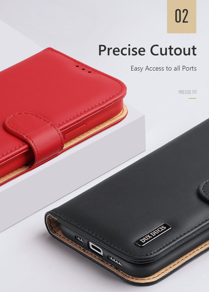 Dux Ducis Hivo Series Apple iPhone 12 / 12 Pro Hoesje Book Case Blauw afbeelding 8