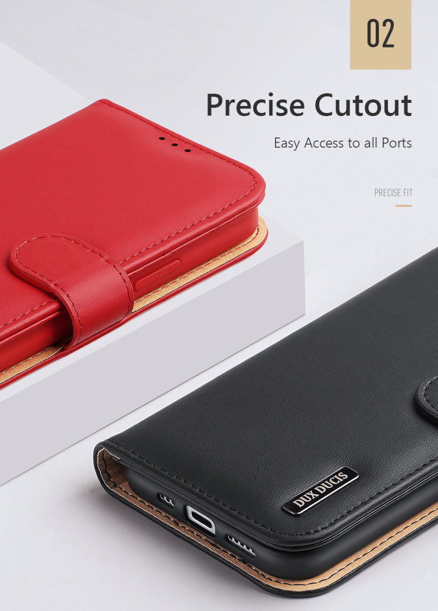 Dux Ducis Hivo Series Apple iPhone 12 Pro Max Hoesje Book Case Zwart afbeelding 16