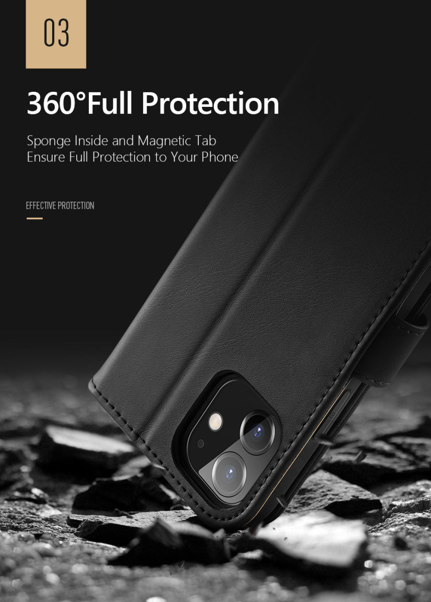 Dux Ducis Hivo Series Apple iPhone 12 Pro Max Hoesje Book Case Zwart afbeelding 17