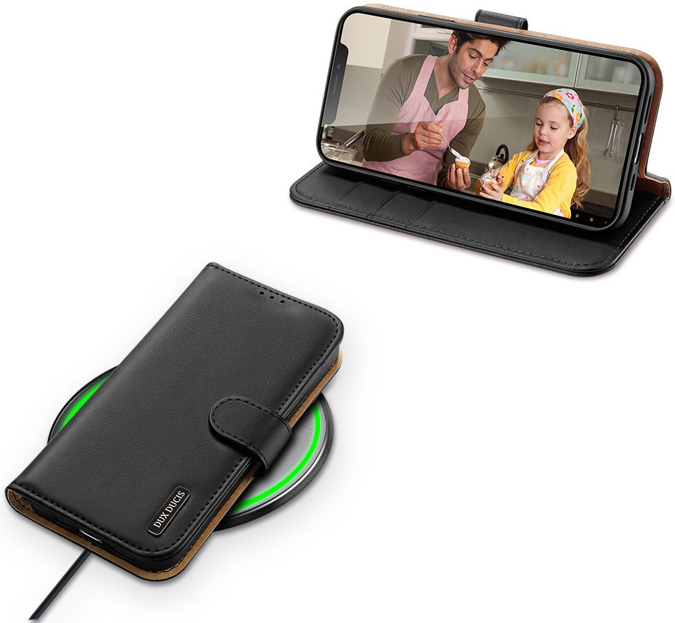 Dux Ducis Hivo Series Apple iPhone 12 Pro Max Hoesje Book Case Zwart afbeelding 11
