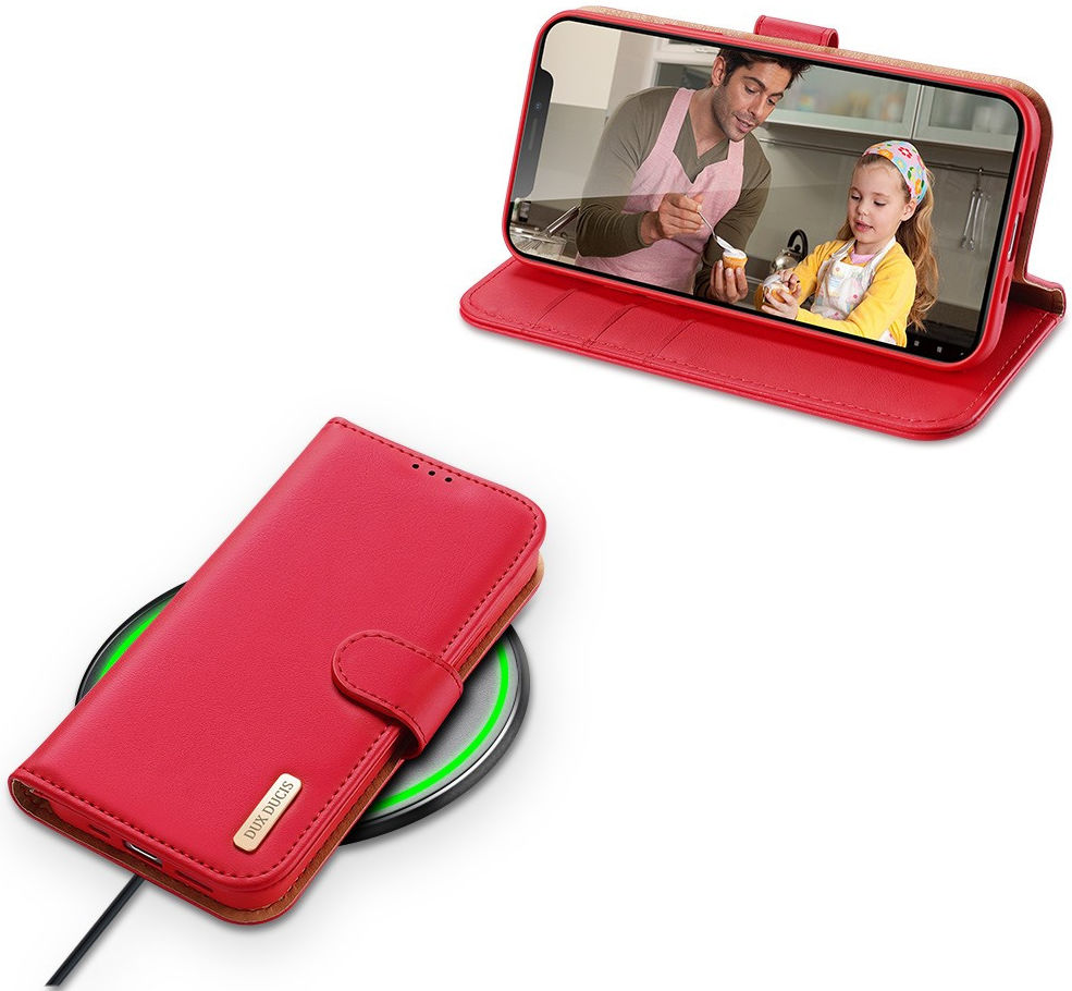 Dux Ducis Hivo Series Apple iPhone 12 Pro Max Hoesje Book Case Rood afbeelding 8