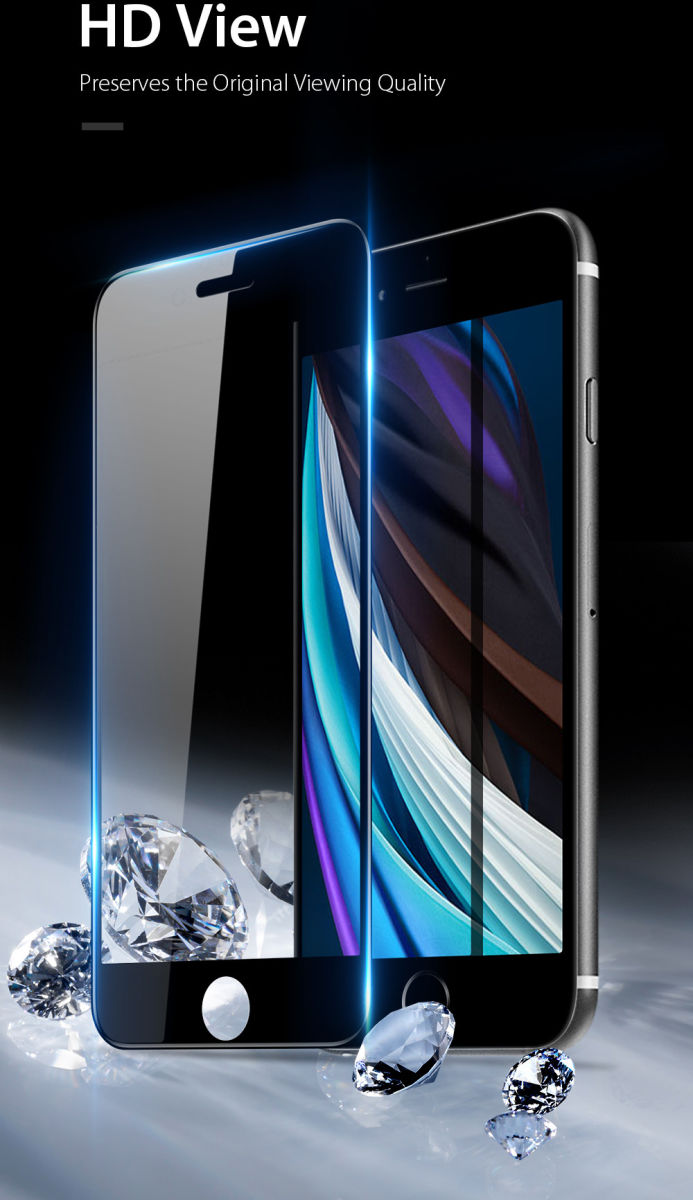 Dux Ducis iPhone 8 / 7 / SE 2020 / 2022 Tempered Glass Screenprotector afbeelding 6