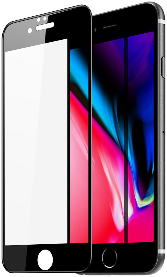 Dux Ducis iPhone 8 Plus/7 Plus Tempered Glass Screen Protector Zwart afbeelding 1