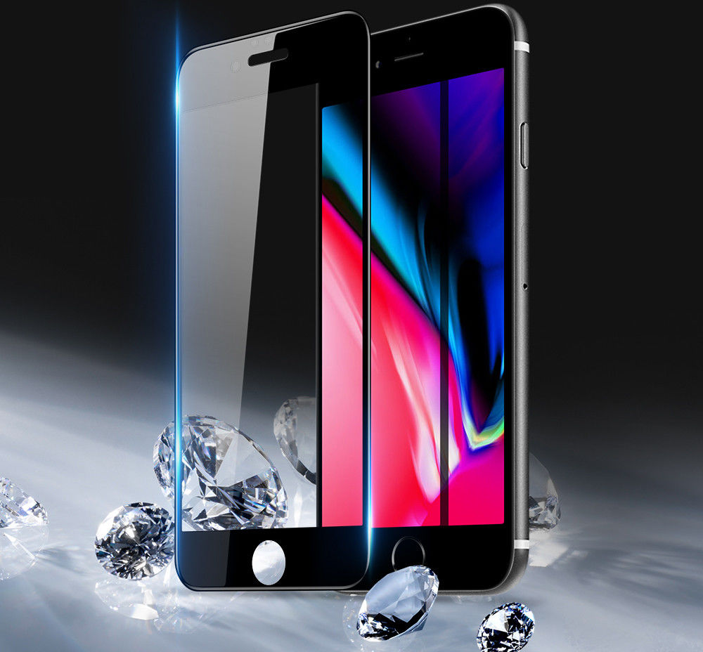 Dux Ducis iPhone 8 Plus/7 Plus Tempered Glass Screen Protector Zwart afbeelding 3