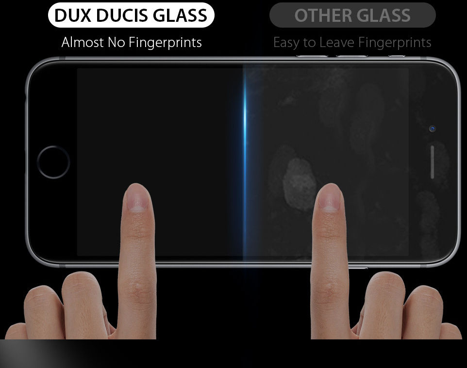 Dux Ducis iPhone 8 Plus/7 Plus Tempered Glass Screen Protector Zwart afbeelding 8