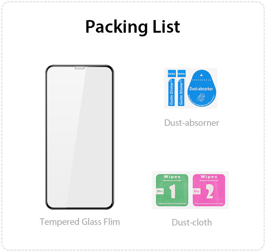 Dux Ducis Apple iPhone 11 Pro Max Tempered Glass Screen Protector afbeelding 10