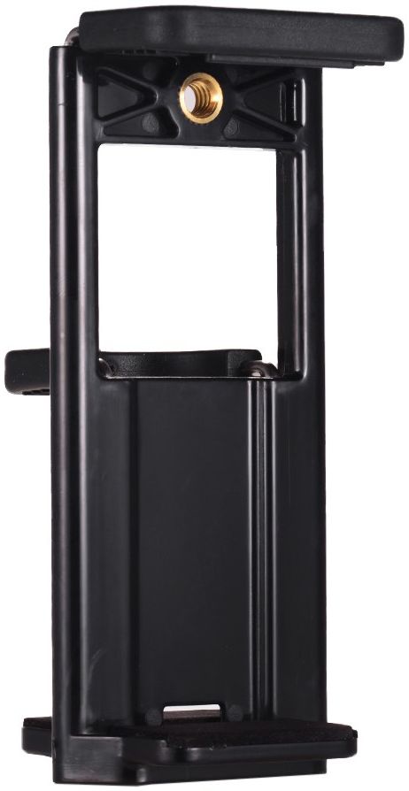 Telefoon en Tablet Houder Adapter voor Tripod en Selfiestick Zwart afbeelding 1