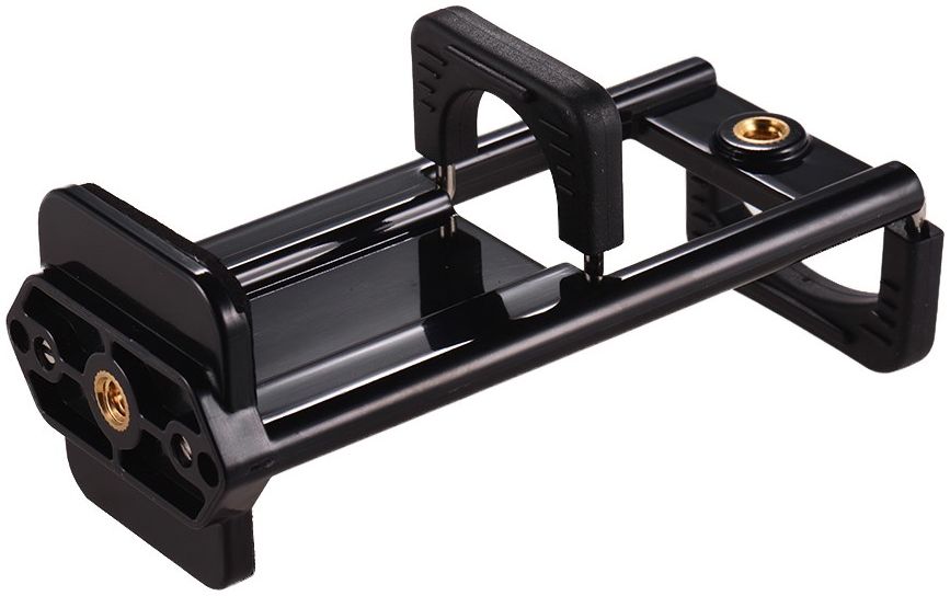 Telefoon en Tablet Houder Adapter voor Tripod en Selfiestick Zwart afbeelding 5