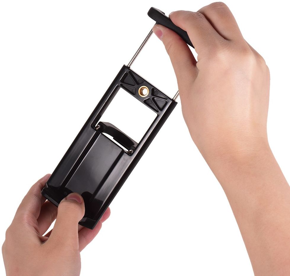Telefoon en Tablet Houder Adapter voor Tripod en Selfiestick Zwart afbeelding 9
