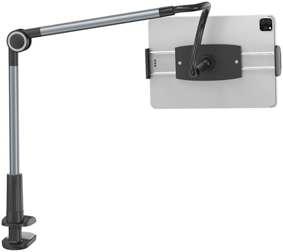 Baseus 360° Verstelbare Tablet en Telefoonhouder Bureau en Bed Grijs afbeelding 4