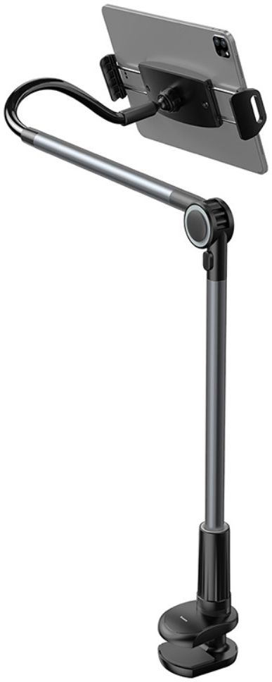 Baseus 360° Verstelbare Tablet en Telefoonhouder Bureau en Bed Grijs afbeelding 8