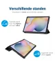 iPad 10.2 2019 / 2020 / 2021 Tri-Fold Book Case met Standaard Zwart