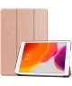 Apple iPad 10.2 (2021/2020/2019) Hoes Tri-Fold Book Case Roze