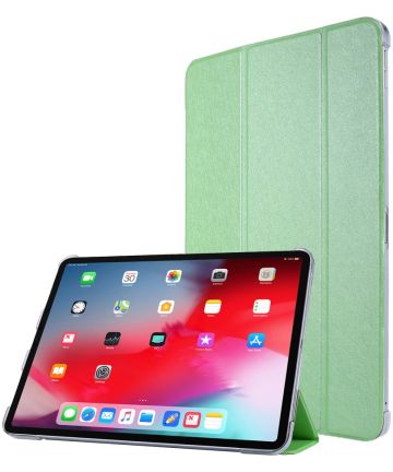 Apple iPad Pro 11 (2018/2020/2021) Tri-Fold Hoes Book Case Groen Hoesjes