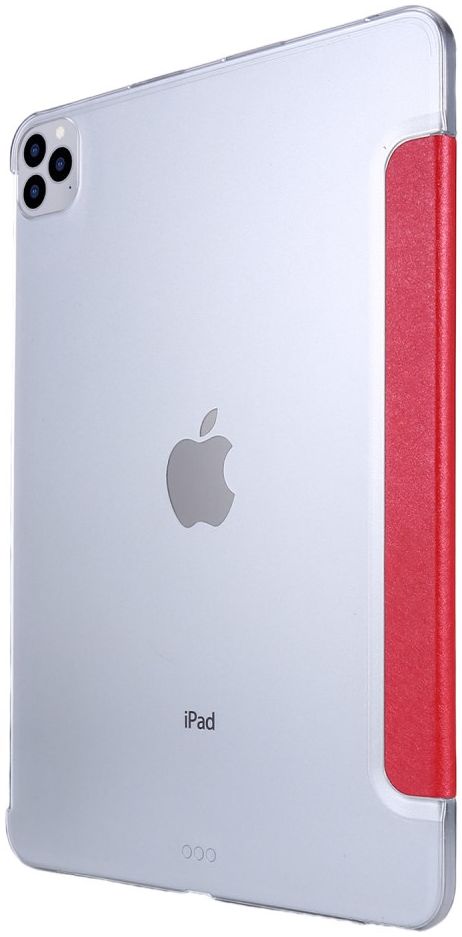 Apple iPad Pro 11 (2018/2020/2021) Tri-Fold Hoes Book Case Rood afbeelding 4