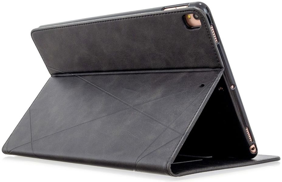 Apple iPad 10.2 2019 / 2020 / 2021 Stand Hoes Geometrie Zwart afbeelding 7
