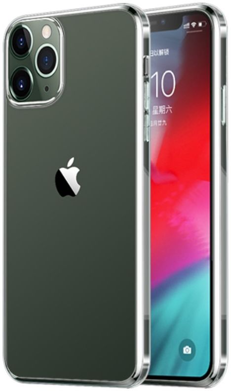 Apple iPhone 12 Pro Max Hoesje Dun TPU Transparant afbeelding 1