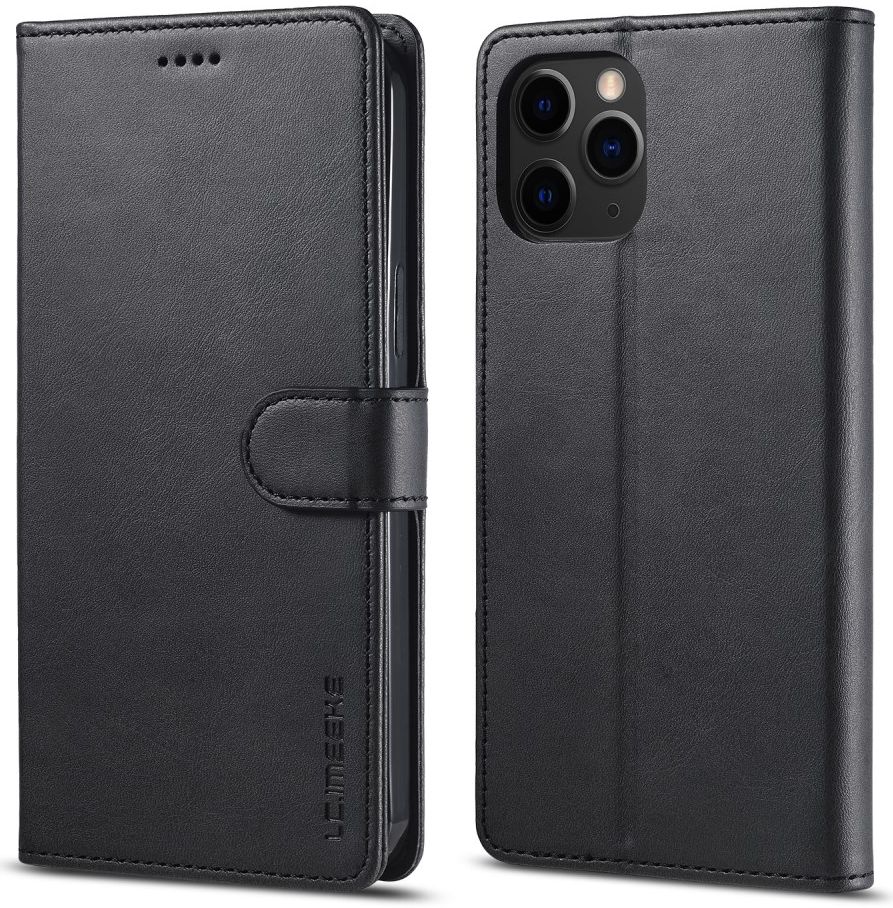 LC.IMEEKE Apple iPhone 12 Mini Hoesje Portemonnee Book Case Zwart afbeelding 4