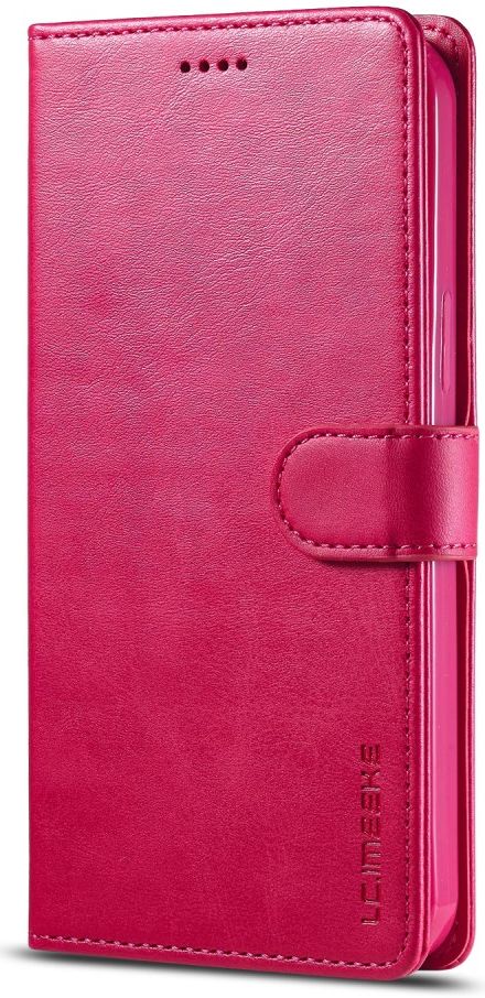 LC.IMEEKE Apple iPhone 12 Mini Hoesje Portemonnee Book Case Rood afbeelding 4