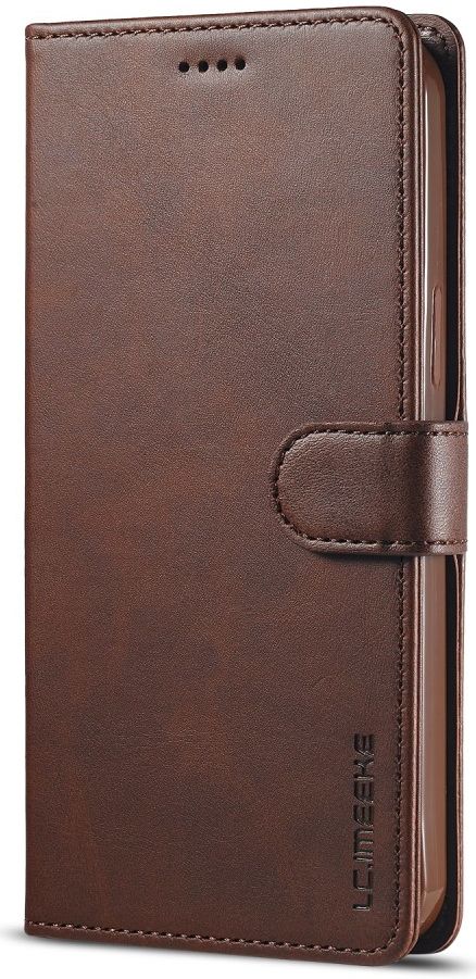 LC.IMEEKE Apple iPhone 12 Mini Hoesje Portemonnee Book Case Coffee afbeelding 5