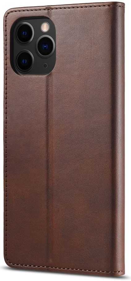 LC.IMEEKE Apple iPhone 12 Mini Hoesje Portemonnee Book Case Coffee afbeelding 2