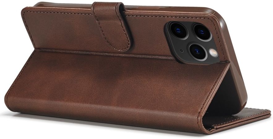 LC.IMEEKE Apple iPhone 12 Mini Hoesje Portemonnee Book Case Coffee afbeelding 6