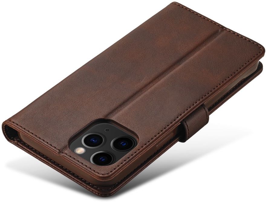 LC.IMEEKE Apple iPhone 12 Mini Hoesje Portemonnee Book Case Coffee afbeelding 7