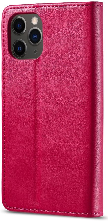 LC.IMEEKE Apple iPhone 12 Pro Max Hoesje Portemonnee Book Case Rood afbeelding 2